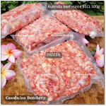 Australia beef mince plain 75CL daging sapi giling frozen price/pack 500gr
